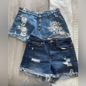 Universal Thread and Distressed Jean Shorts